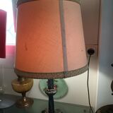 Wrought iron lamp to pose