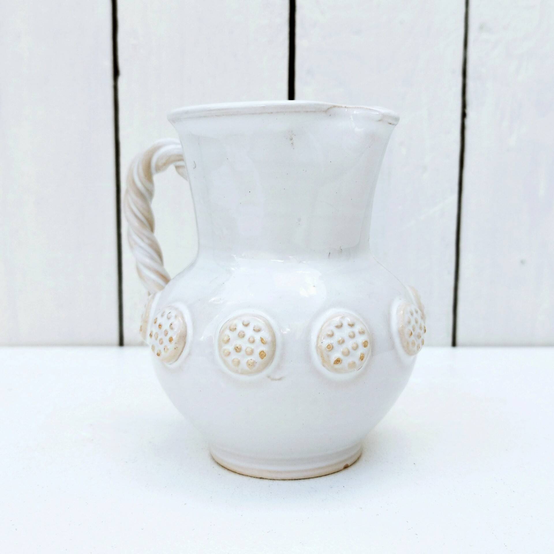 Malicorne ceramic pitcher by Emile Tessier