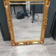 Miroir biseaute et bois doree