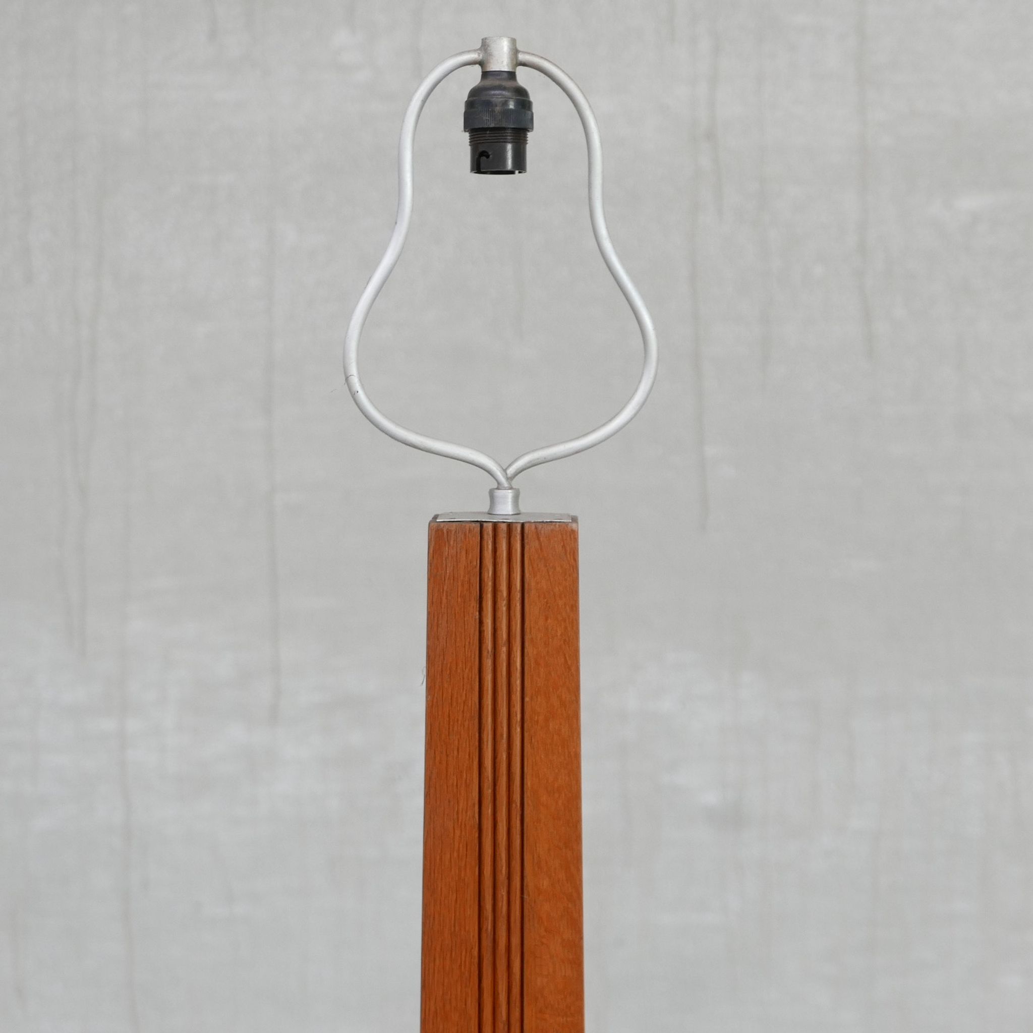Lampadaire Art déco français chêne
