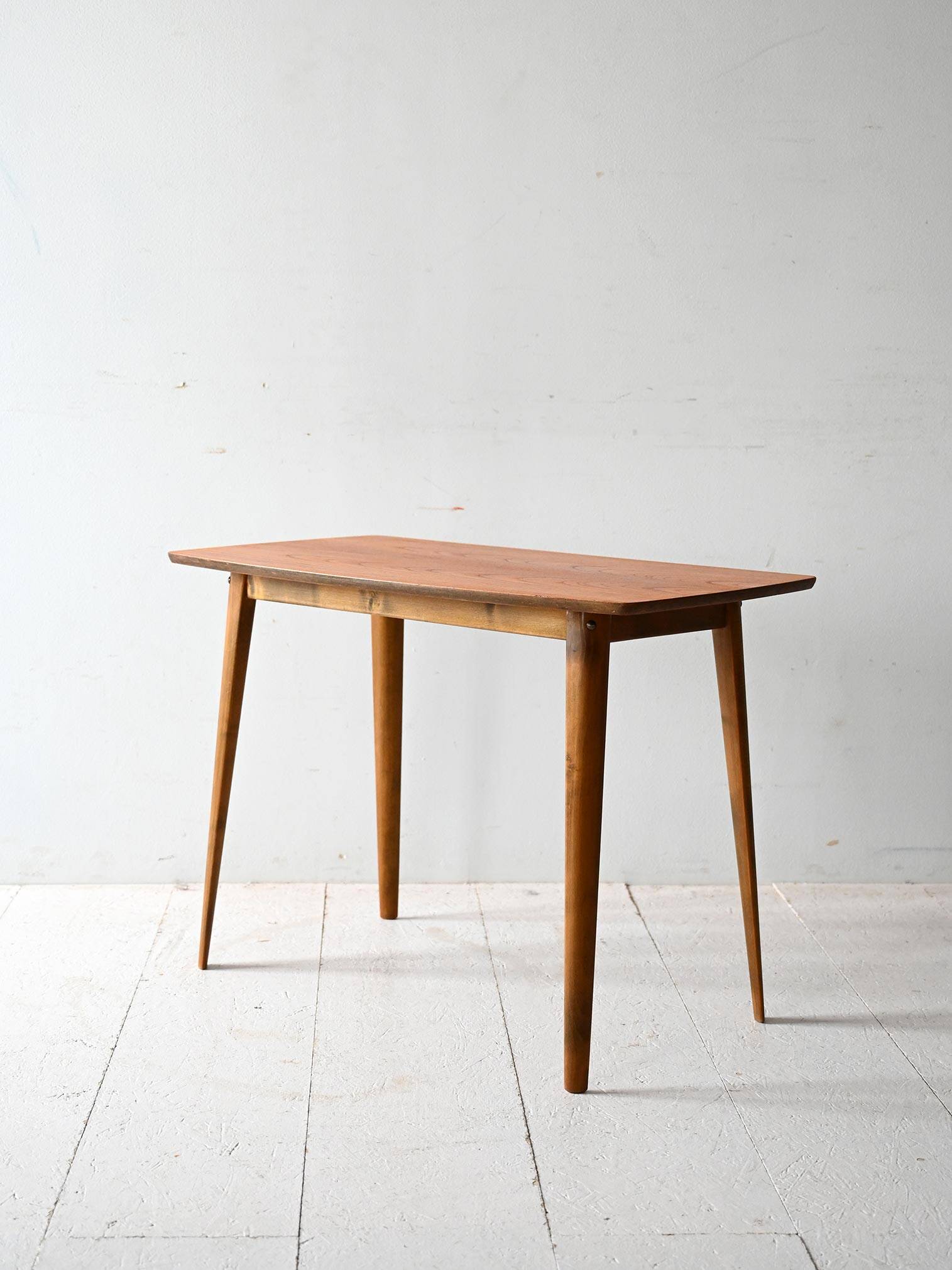 1960s Scandinavian Teak and Beech Coffee Table