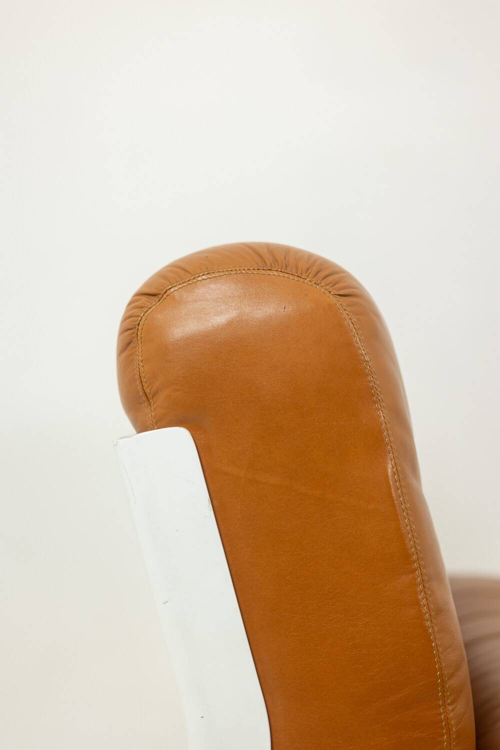 Mario Bellini, for B&B Amanta armchair in leather. Around 1970.