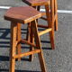 Suite de 3 tabourets scandinave en bois