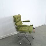 Groene draaibare bureaustoel Ring Mekanikk Norway