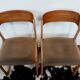 6 chairs Baumann vintage sled