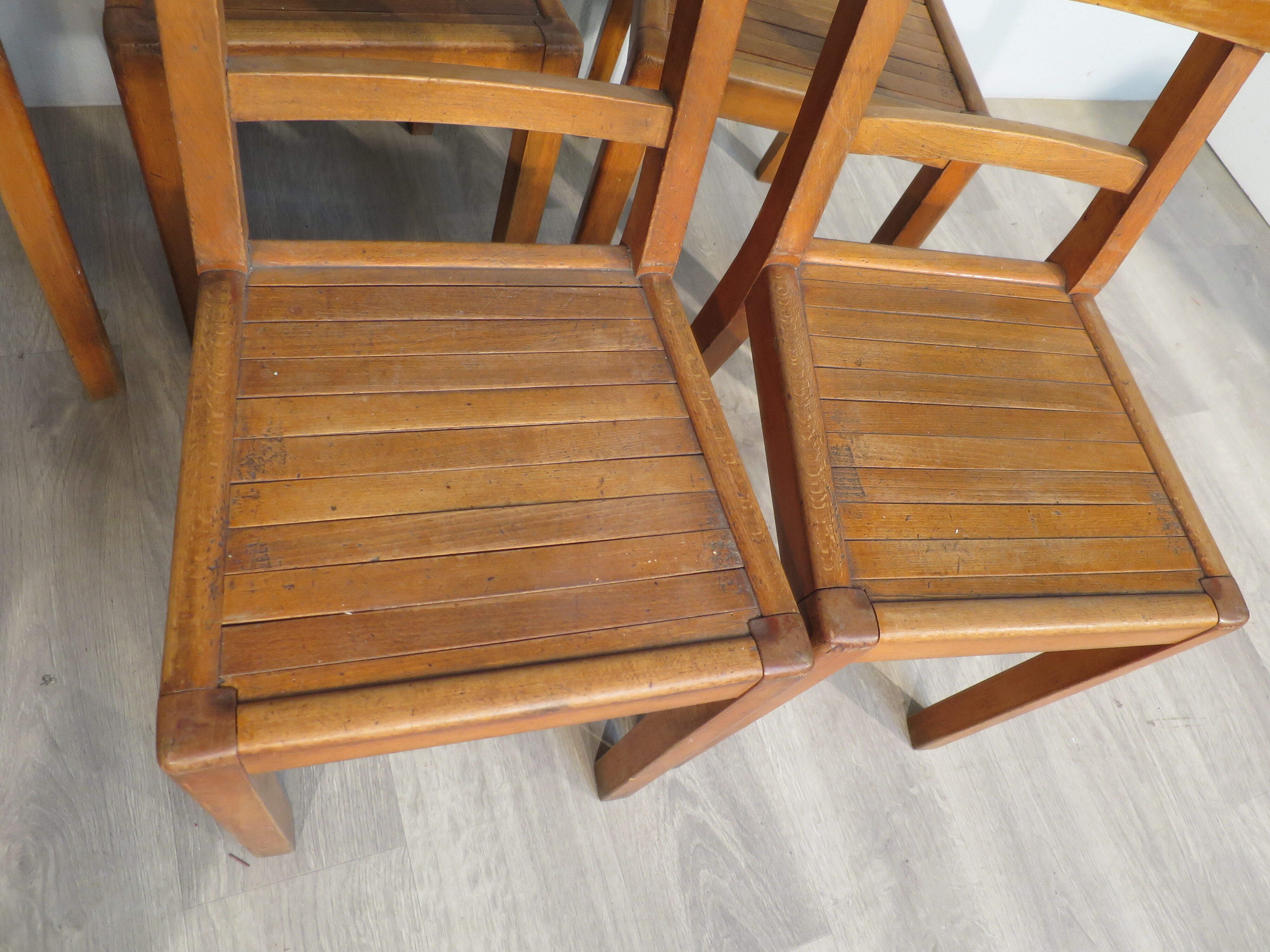 Set of 5 bistro chairs 40s