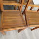 Set de 5 chaises bistrot années 40
