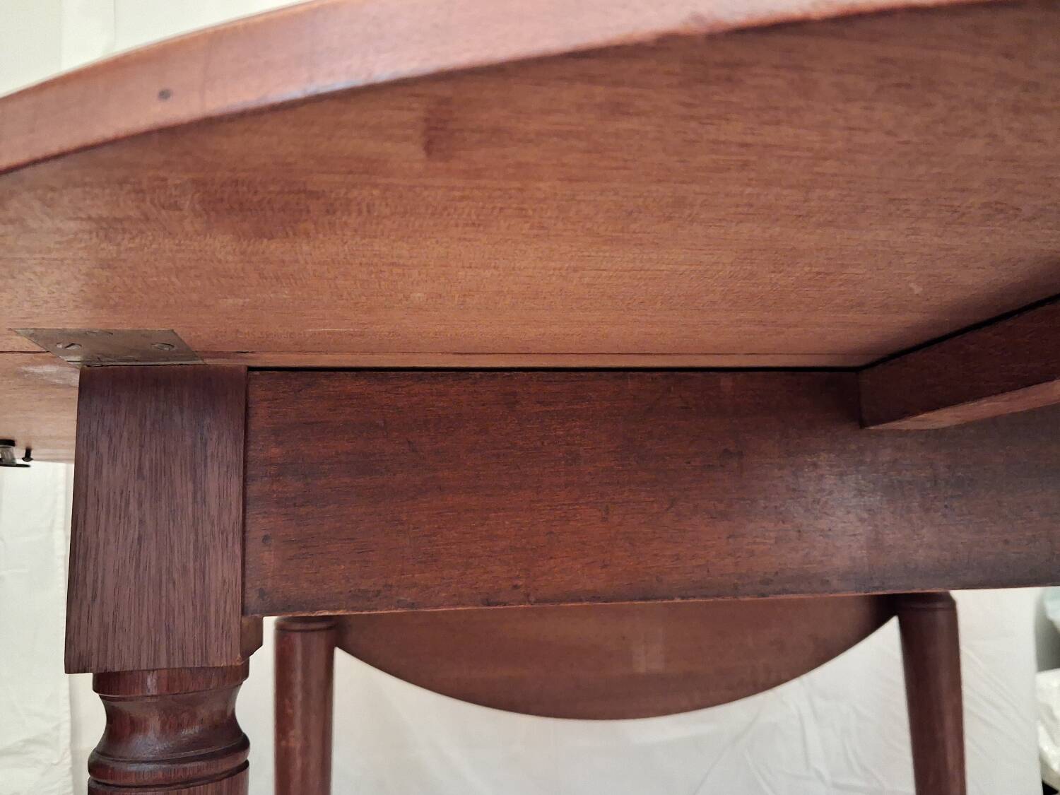 Solid mahogany dining table