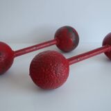 Set of Art deco Double Ball Dumbbels, 1930s.