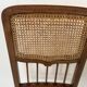 Art Deco bedroom chair in marquetry wood, 20th century.
