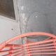 Rattan basket armchair