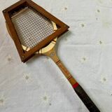 Old wooden racket