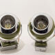 Pair of eyes ball "space age" wall lamp made in italy