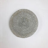 Modernist bubble glass and metal wall light by Doria lights, 1970s, germany