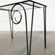 Table d'appoint en verre de style danois String des années 1960, milieu du siècle