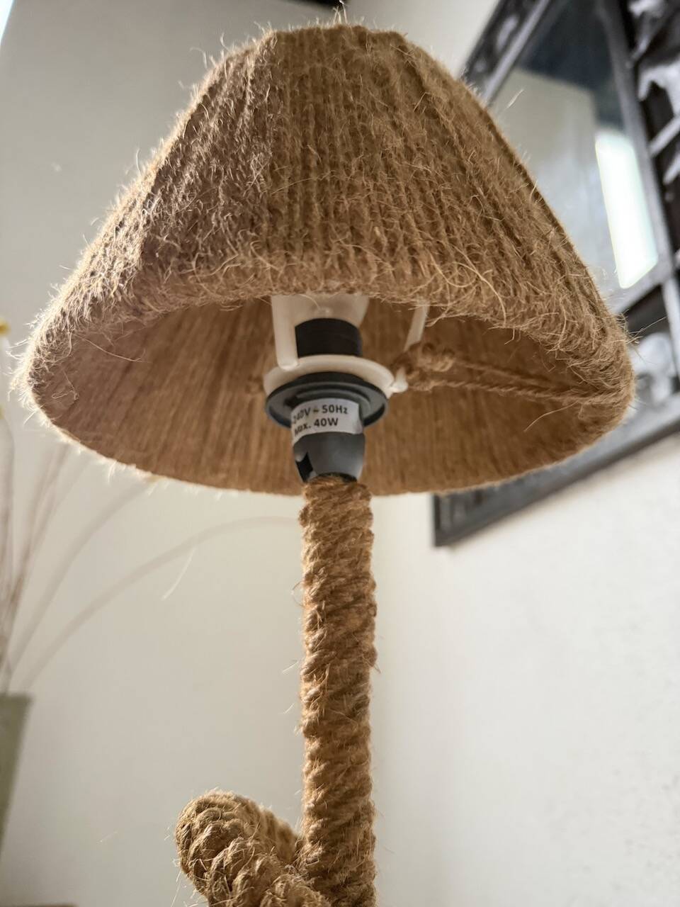 Audoux cord table lamp
