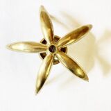Brass flower ashtray