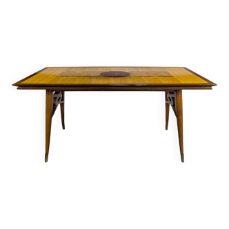 Polyester varnished table from the 1960s.