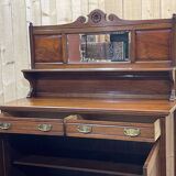 English art nouveau buffet in mahogany early twentieth century