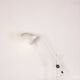 Tilting desk lamp in white metal 1960.