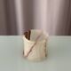 Vintage Hand-Carved Onyx Vessel | Cachepot | Pencil Holder