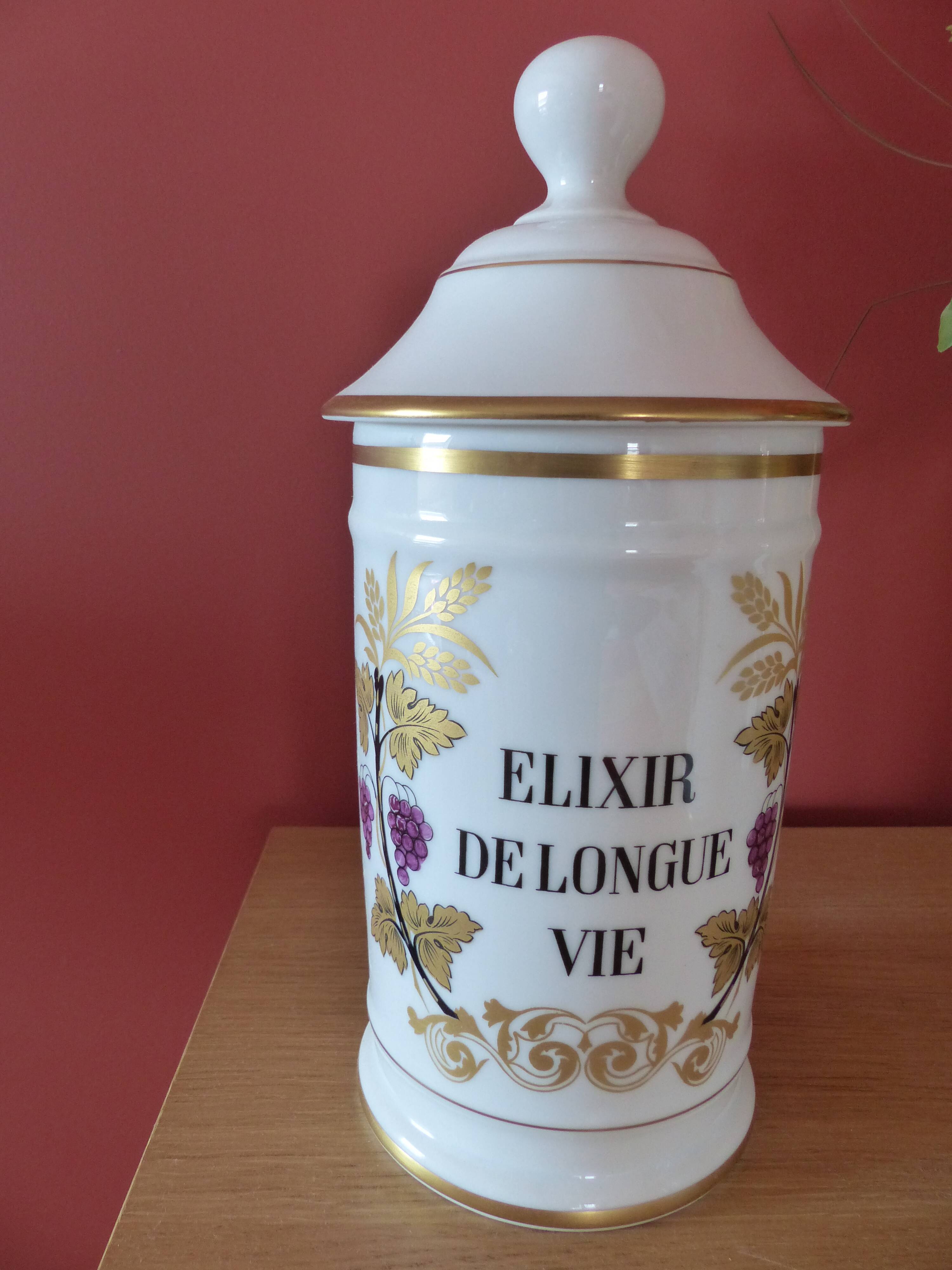 Limoges porcelain pharmacy jar