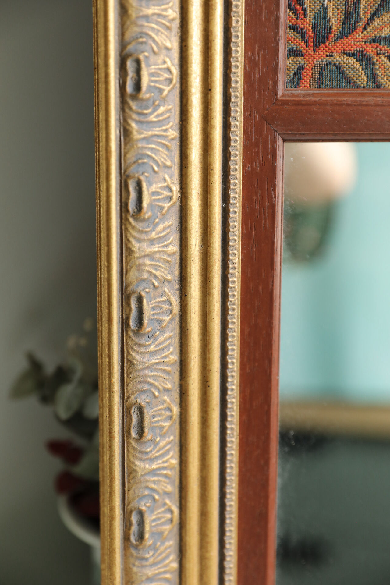 Miroir vintage Marc Waymel “Royal Hunt Tapestry Mirror”