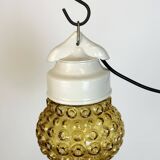 Vintage White Porcelain Pendant Light, 1970s