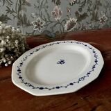 Saint Amand ironstone oval dish