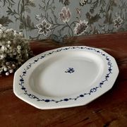 Saint Amand ironstone oval dish