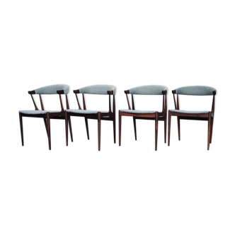 Set of 4 chairs Johannes Andersen for Andersens one Møbelfabrik Model BA 113, Denmark 1969