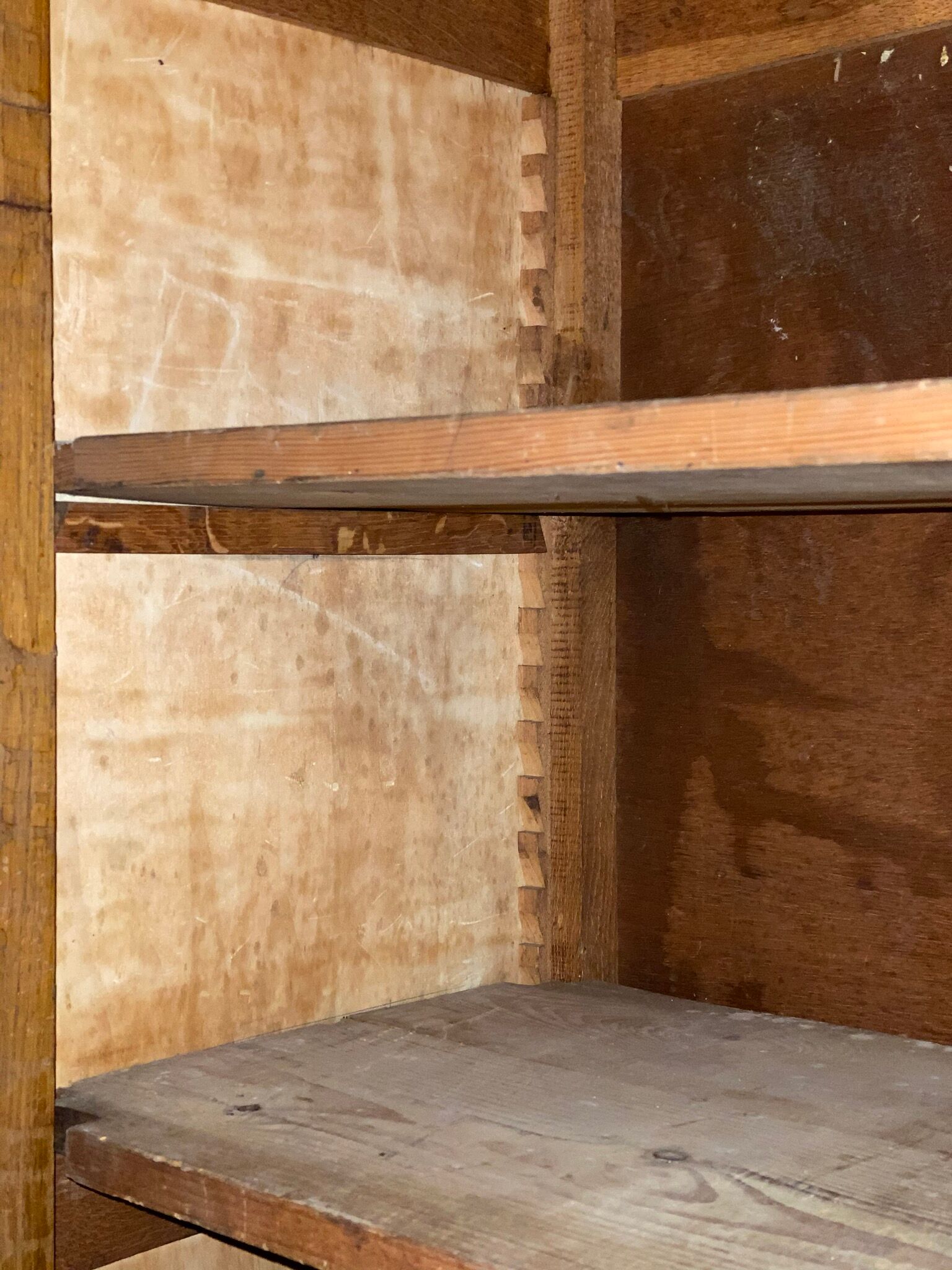 Parisian cabinet made of raw wood