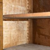 Parisian cabinet made of raw wood