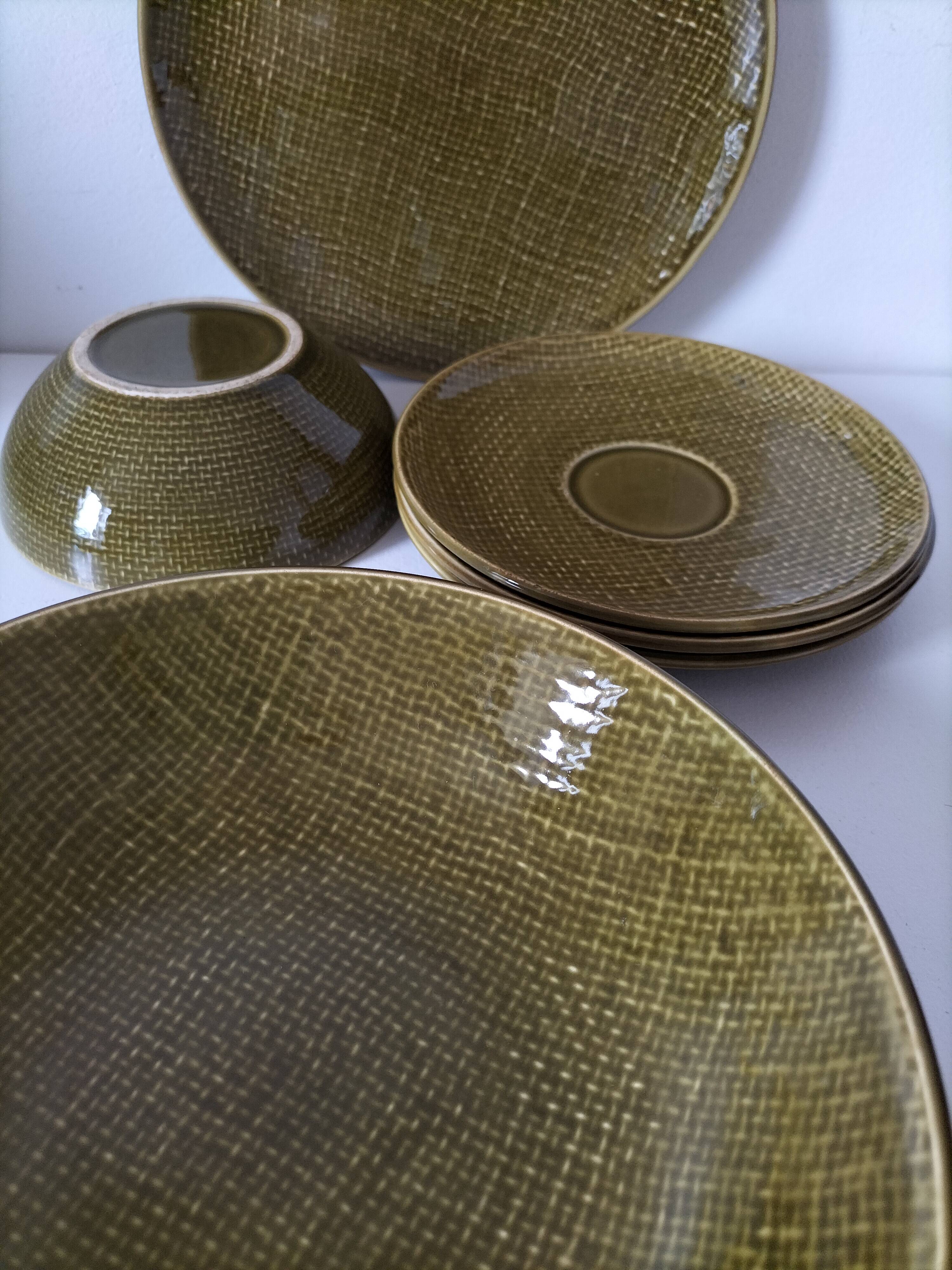 Brunch set - vintage Salins tableware - Miramar model