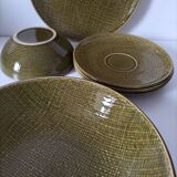 Brunch set - vintage Salins tableware - Miramar model