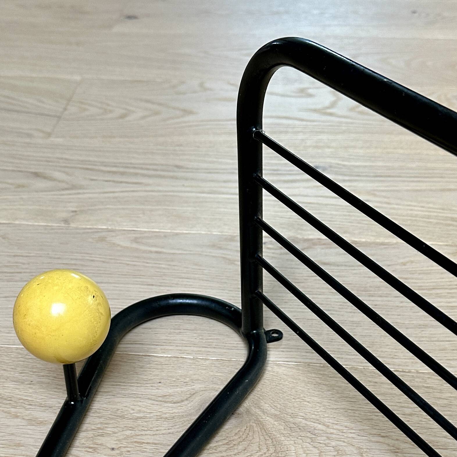 Vintage wall coat rack  France 1950s