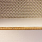 Rattan and bamboo shelf Years 60-70 revamped