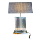 Lampe en métal chromé, années 2000