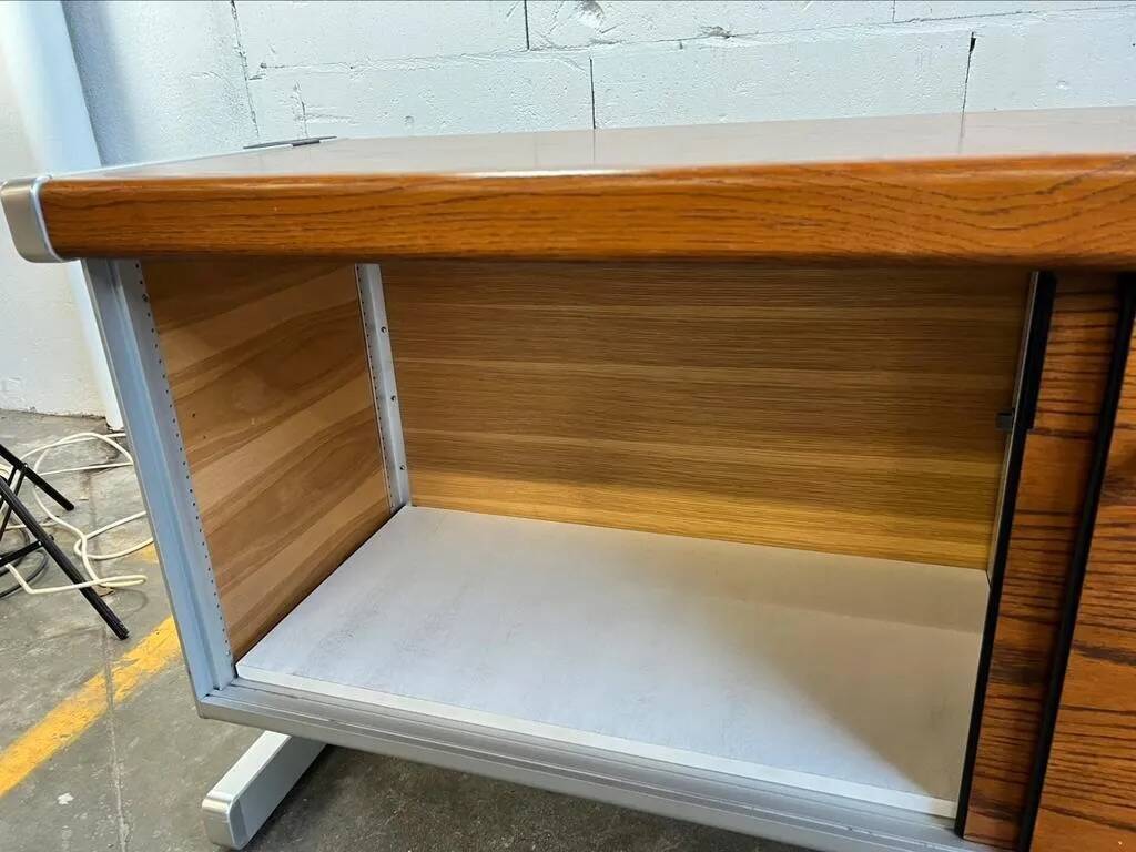 Sideboard, office furniture in wood and metal