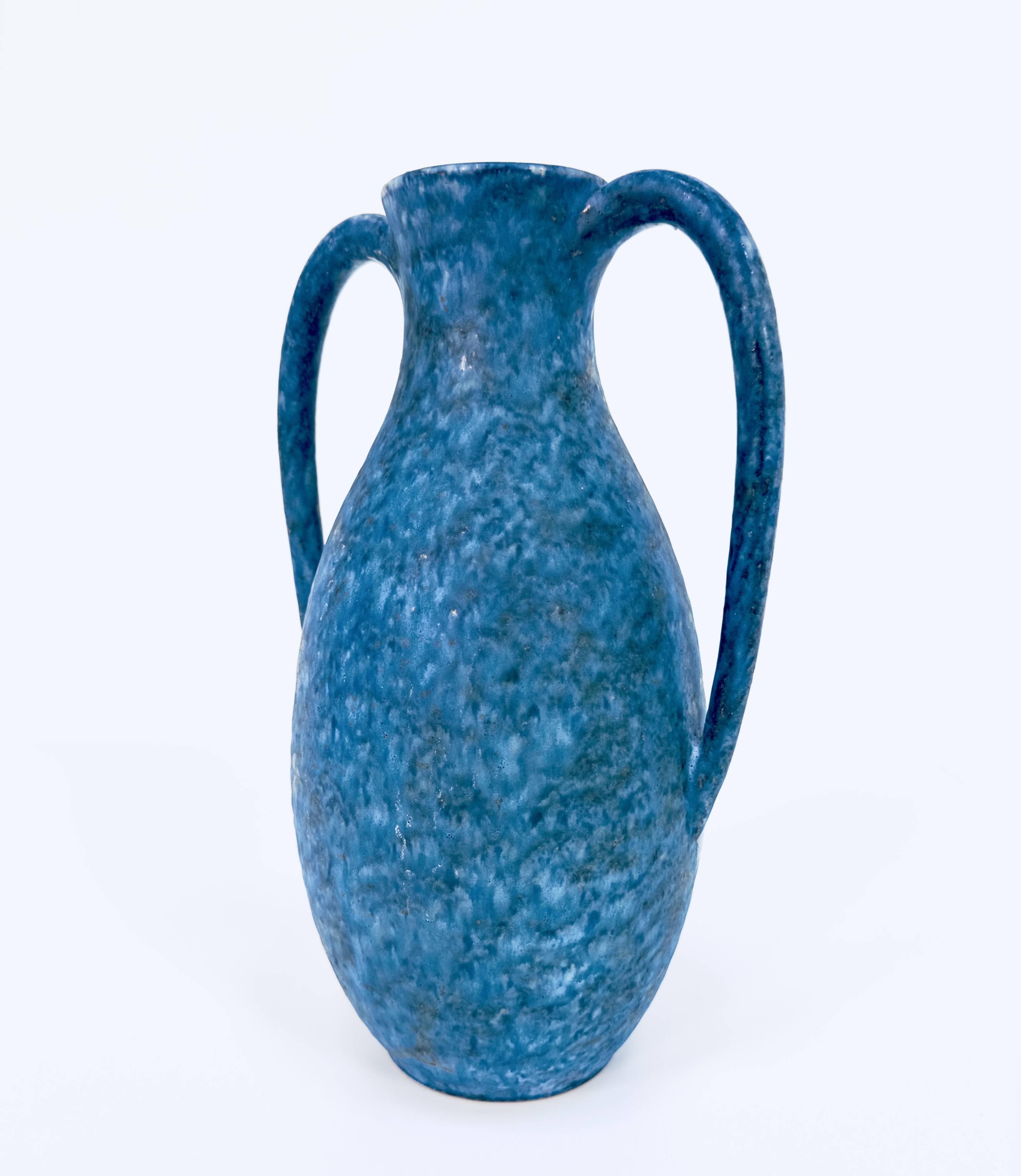 Studio ceramic art amphora vase by Werner Lehr, from Keitum Sylt, Germany, 1960s