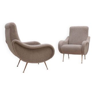 Mid century Lady style armchairs 1950s, set of 2