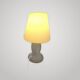 Vintage Murano Opaline Mushroom Lamp with Tinsel Diffuser? Table Mushroom
