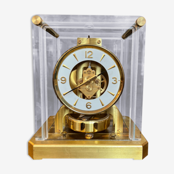 Beautiful Atmos Jaeger LeCoultre clock, in brass glass and plexiglass