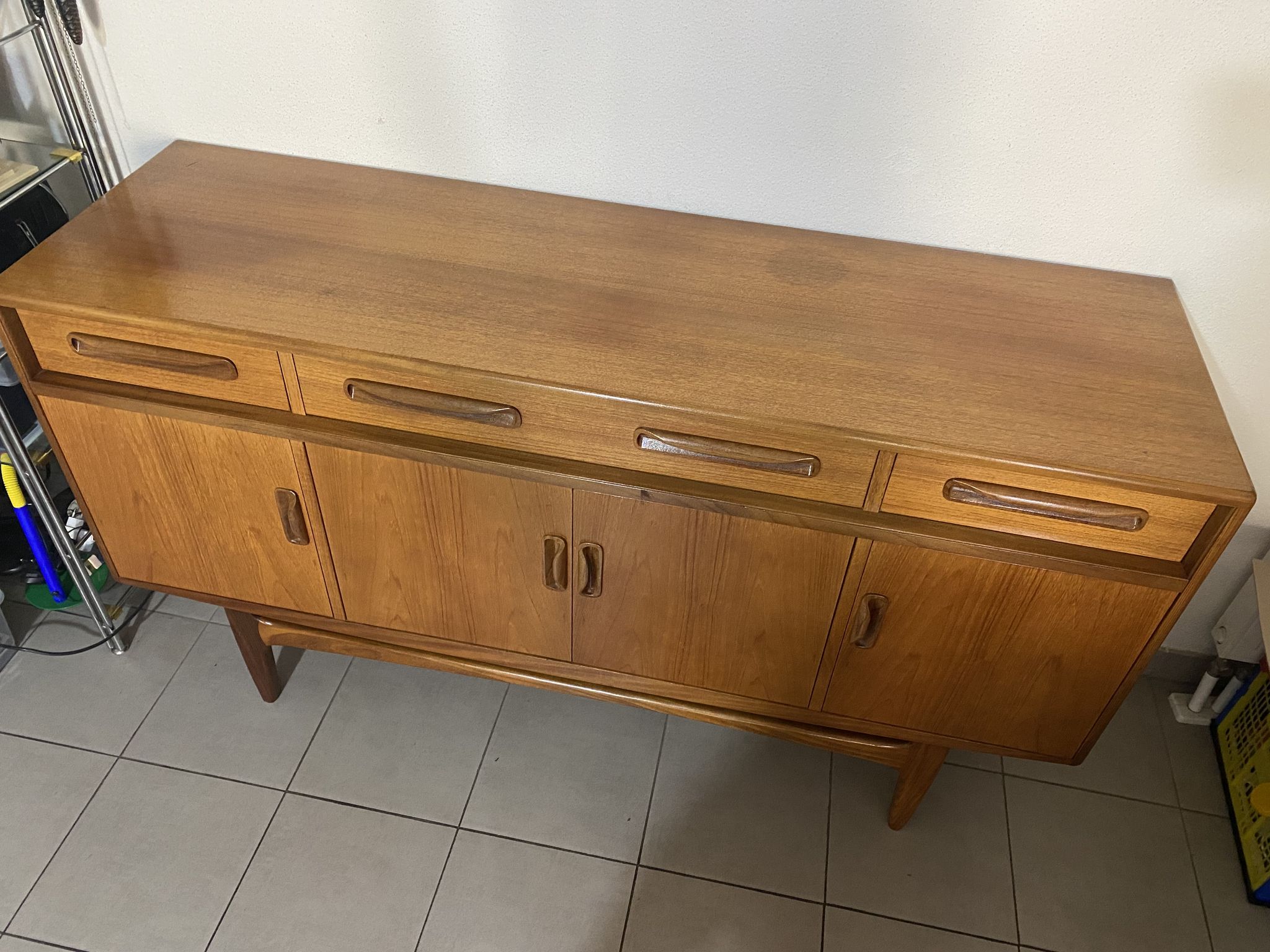 Scandinavian teak row G-Plan By Victor Wilkins 1960