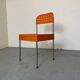 Iconic Italian design Orange Box Chair by Enzo Mari for Aleph Alantide
