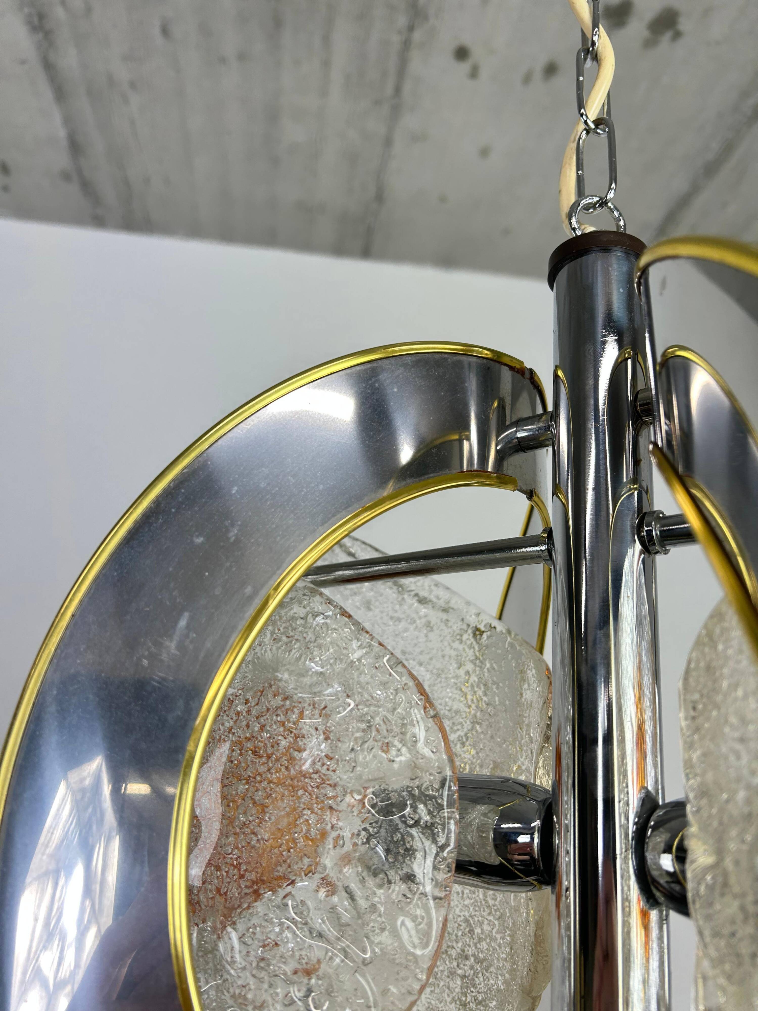 Modern mid-century pendant lamp by Toni Zuccheri for VeArt