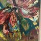 Original Swedish Oil on Panel – "Pink Flower" by Owe Wessbohn – Signed – Vintage and Framed – 69 × 51 cm (27.2" × 20.1")