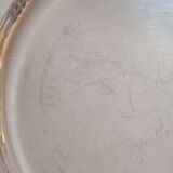 Round silver metal dish Christofle