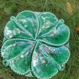 Plat barbotine trèfle à 4 feuilles