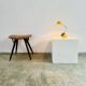 Na-718 ‘Aiai’ Folding Space-Age Desk Lamp In Yellow By Kreo-Lite, Hong Kong 1970S